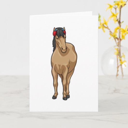 Hörer-Headphone Karte (Gelbe Blume)