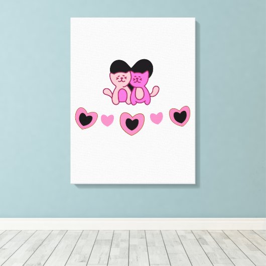 Hörformen Leinwanddruck (Insitu (Holzboden))