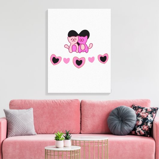 Hörformen Leinwanddruck (Insitu (Wohnzimmer))