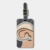 Hörgerät Gepäckanhänger (Vorderseite vertikal)