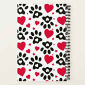 Hörgeräte und Herz-Notebook Notizblock (Rückseite)