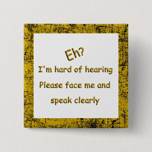 Hörhart Button (Vorderseite)