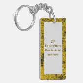 Hörhart Schlüsselanhänger (Vorderseite links)