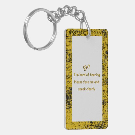 Hörhart Schlüsselanhänger (Vorderseite links)