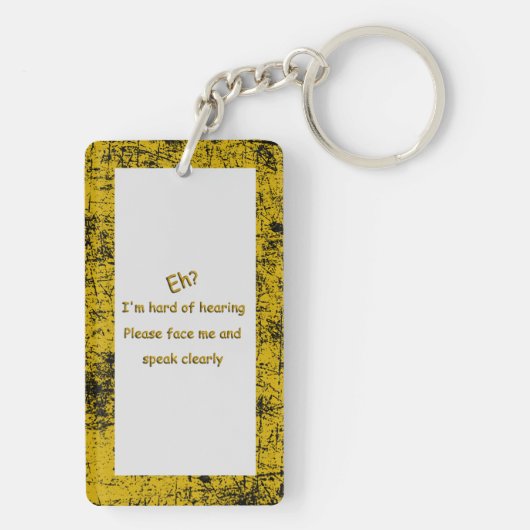 Hörhart Schlüsselanhänger (Rückseite)