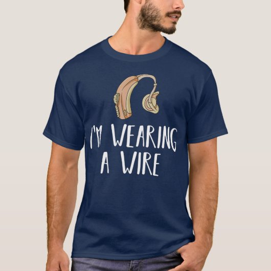 Hörhilfe Geschenk Funny Deaf Bewusstsein T-Shirt (Vorderseite)