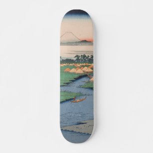 Horie- und Nekozane-Fischereidörfer Vintag Ukiyos Skateboard