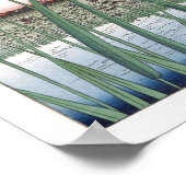 Horikiri Iris Garden Hiroshige Japanisch Fine Art Poster (Ecke)