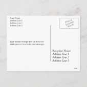 Horiz. "Happy Oaster" Cupcakes Feiertagspostkarte (Rückseite)