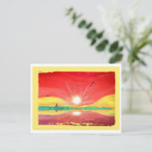 Horizon Art Post Card. Postkarte (Stehend Vorderseite)