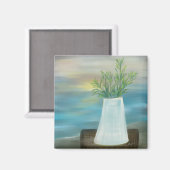 Horizon Glow Bouquet Originale Kunst Magnet (Vorderseite/Rückseite)