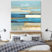Horizon in Quiet Layers Leinwanddruck (Insitu (Schlafzimmer))