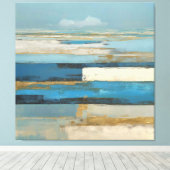 Horizon in Quiet Layers Leinwanddruck (Insitu (Holzboden))