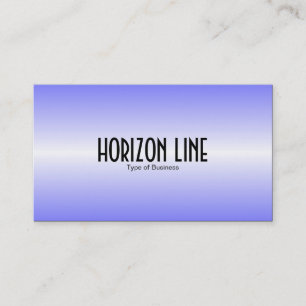 Horizon Line - Blau Visitenkarte