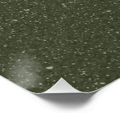Horizon Noise Moss Green Poster - Anpassbar (Ecke)