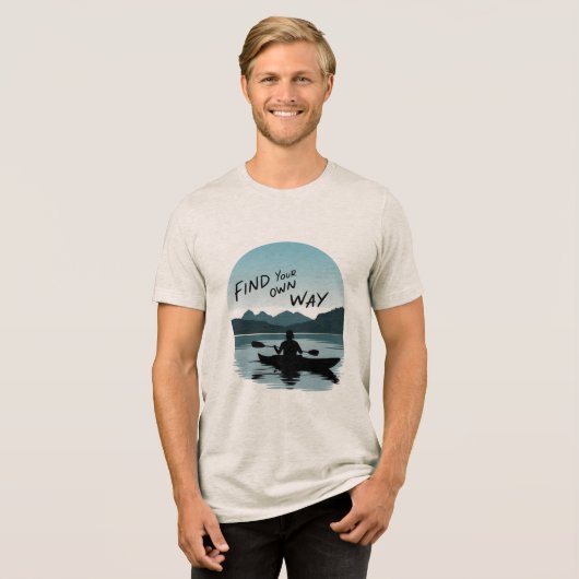 Horizon Paddler Tri-Blend Shirt (Vorderseite voll)