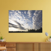 Horizon Sky View mit Wolken Leinwanddruck (Insitu (Wohnzimmer))