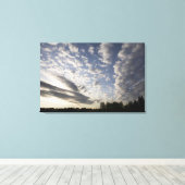 Horizon Sky View mit Wolken Leinwanddruck (Insitu (Holzboden))