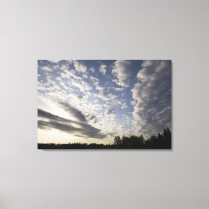 Horizon Sky View mit Wolken Leinwanddruck