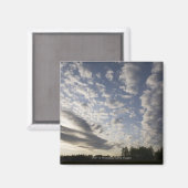 Horizon Sky View mit Wolken Magnet (Vorderseite/Rückseite)