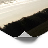 Horizon Sky View mit Wolken Poster (Ecke)