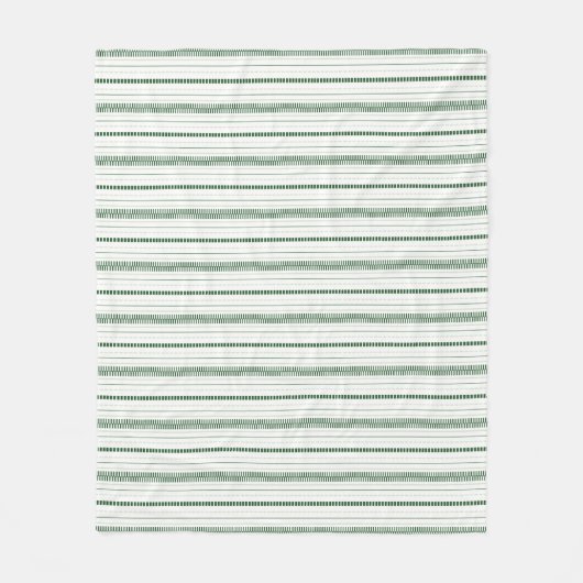 Horizon Stripes grün Fleecedecke (Vorderseite)