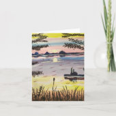 Horizon Sun, klein, 4" x 5,6" Karte (Vorderseite)