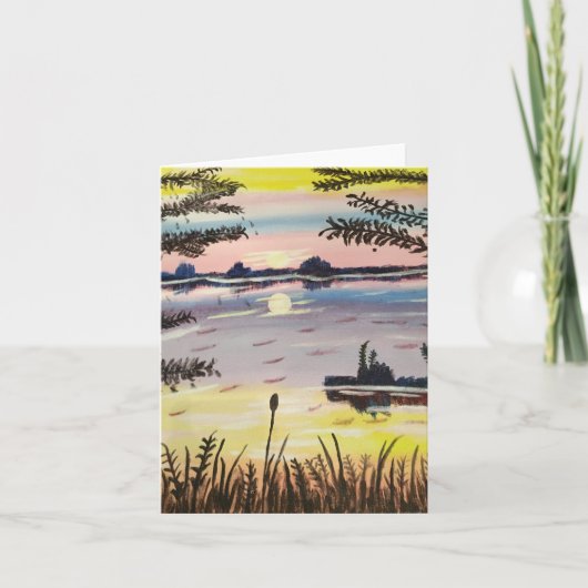 Horizon Sun, klein, 4" x 5,6" Karte (Vorderseite)