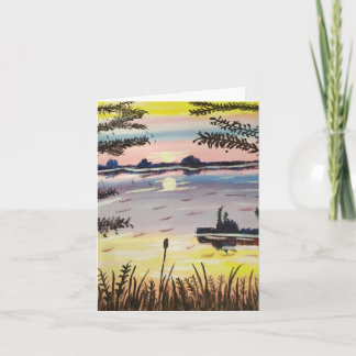 Horizon Sun, klein, 4" x 5,6" Karte