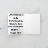 Horizon Sun, mit Text, 4 Zoll x 5,6" Karte (Innenseite)