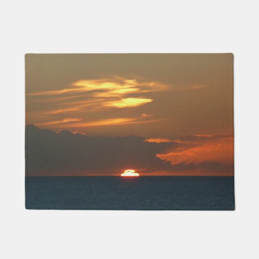 Horizon Sunset farbenfrohe Seascape-Fotografie Fußmatte (Vorderseite)