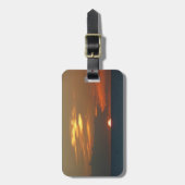 Horizon Sunset farbenfrohe Seascape-Fotografie Gepäckanhänger (Vorderseite vertikal)