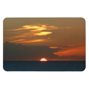 Horizon Sunset farbenfrohe Seascape-Fotografie Magnet