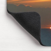 Horizon Sunset farbenfrohe Seascape-Fotografie Mousepad (Ecke)