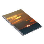 Horizon Sunset farbenfrohe Seascape-Fotografie Notizblock (Rechte Seite)