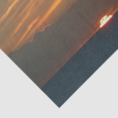 Horizon Sunset farbenfrohe Seascape-Fotografie Seidenpapier (Ausschnitt)