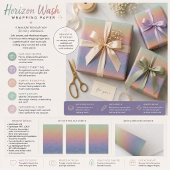 Horizon Wash Geschenkpapier Set
