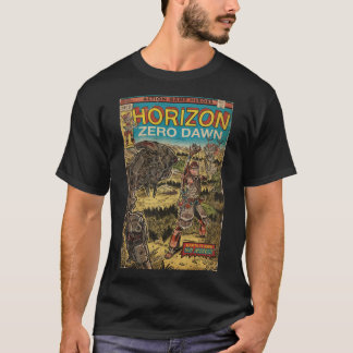 Horizon Zero Dawn Comic Deckblatt Fan Art T-Shirt