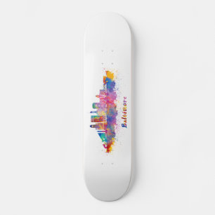 Horizont Baltimore Aquarell Skateboard
