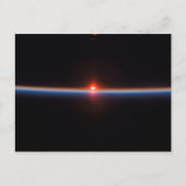 Horizont der Erde Postkarte (Vorderseite)
