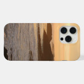 Horizont des Gold Sea View iPhone Hülle (Rückseite (Horizontal))