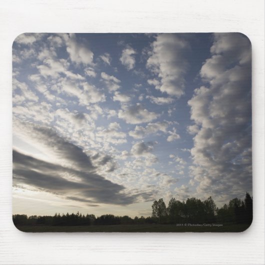 Horizont-Himmel-Ansicht mit Wolken Mousepad (Vorne)