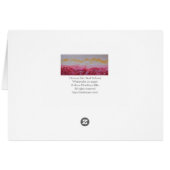 Horizont Rot und Gelb Wasserfarbenlandschaft (Rückseite Horizontal)