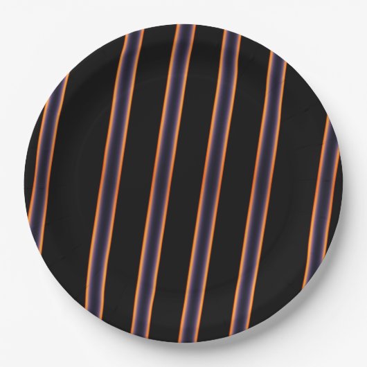 Horizont Sonnenuntergang, Muster Pappteller (Vorderseite)