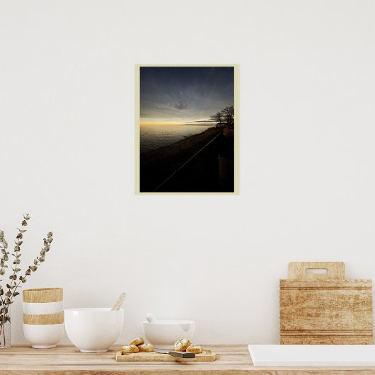 Horizont über das Lake Erie Poster (Küche)