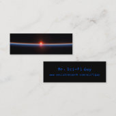 Horizont-Visitenkarte Mini Visitenkarte (Vorne/Hinten)