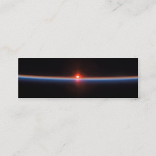 Horizont-Visitenkarte Mini Visitenkarte (Vorderseite)