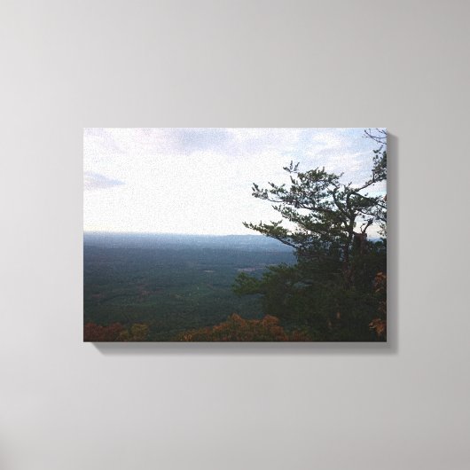 Horizont vom Mount Cheaha im Herbst Lavas Print Leinwanddruck (Vorderseite)