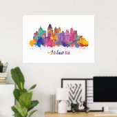 Horizont von Atlanta Poster (Heimbüro)