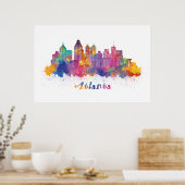 Horizont von Atlanta Poster (Küche)